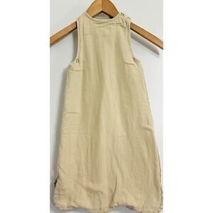 The Simple Folk The Essential Sleep Sack Linen/Wool Cream Ivory Size 0-9 Months